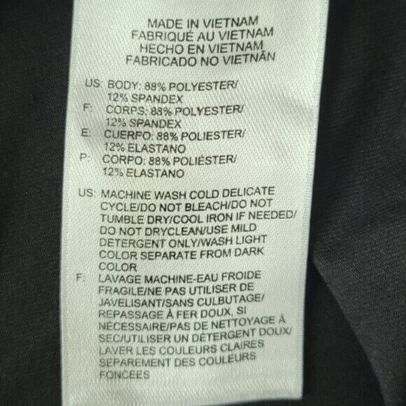 Reebok Tank Top Play Dry Black Running Workout Women's Sz S - Picture 5 of 5